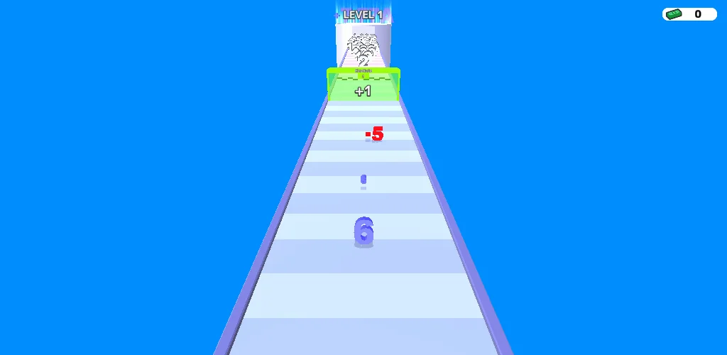 Number Merge Run : Shooting игра обложка для Android