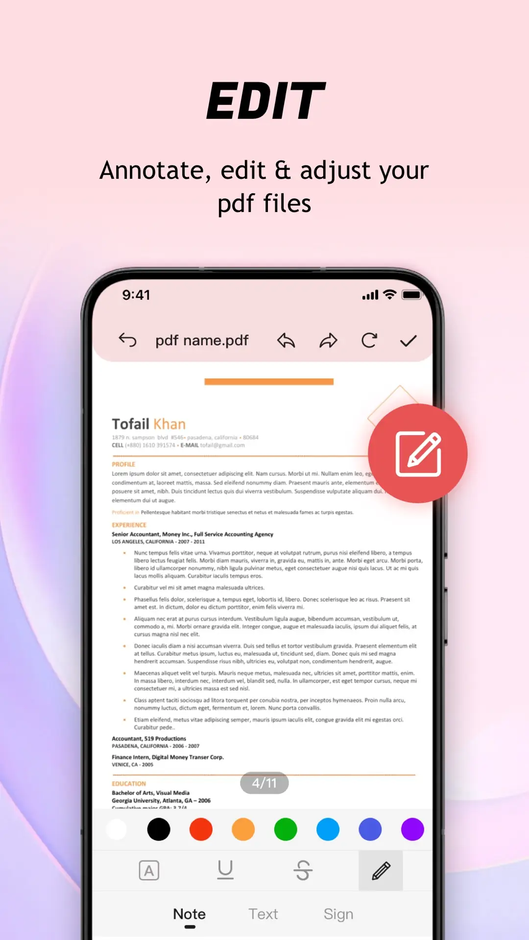 Tangkapan layar PDF Reader: Easy Fast Viewer 5