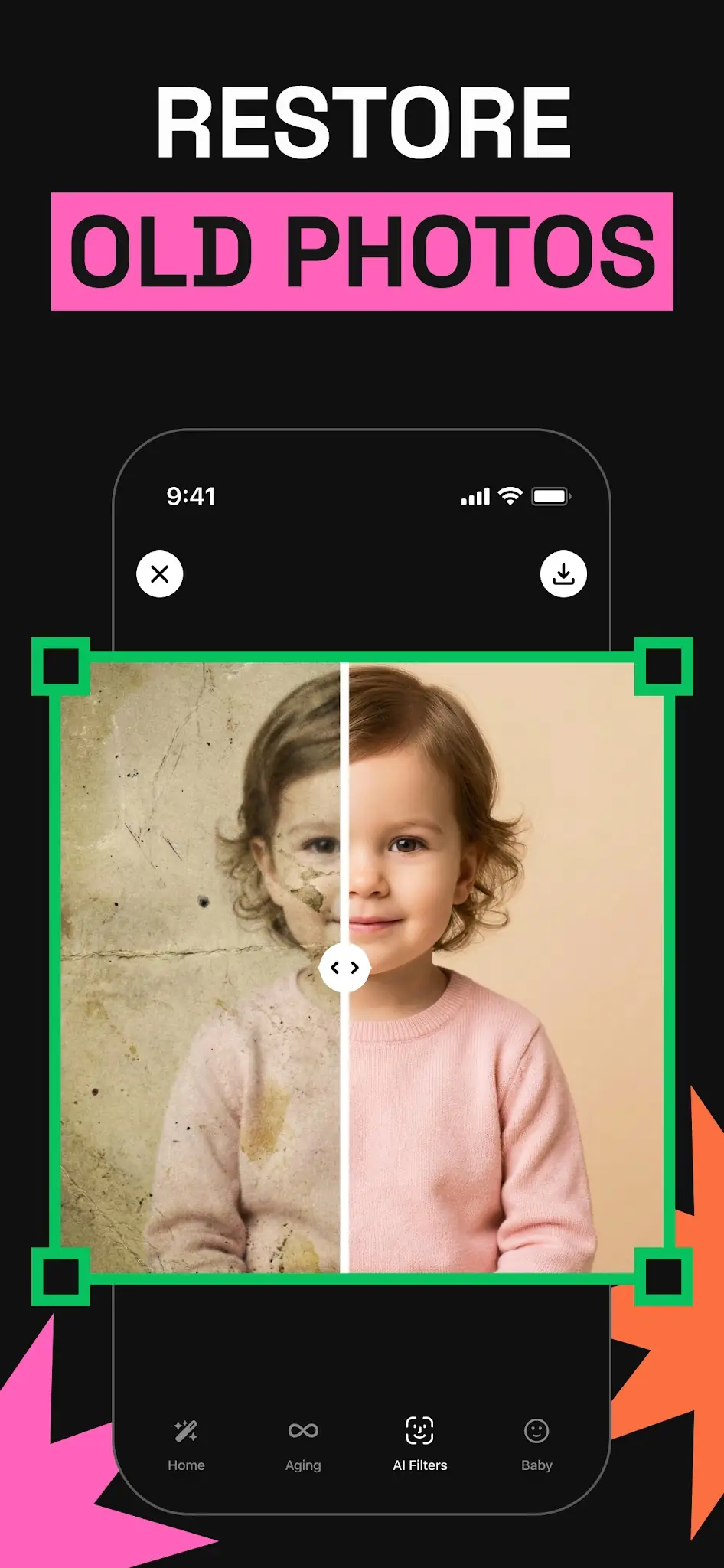 Скриншот PhotoApp — Улучшение фото с ИИ 7
