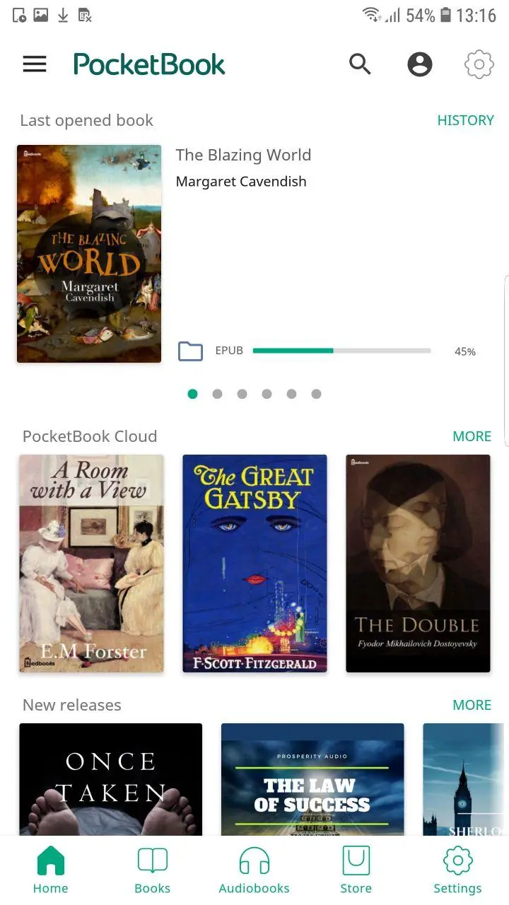 Screenshot PocketBook reader - any books 1