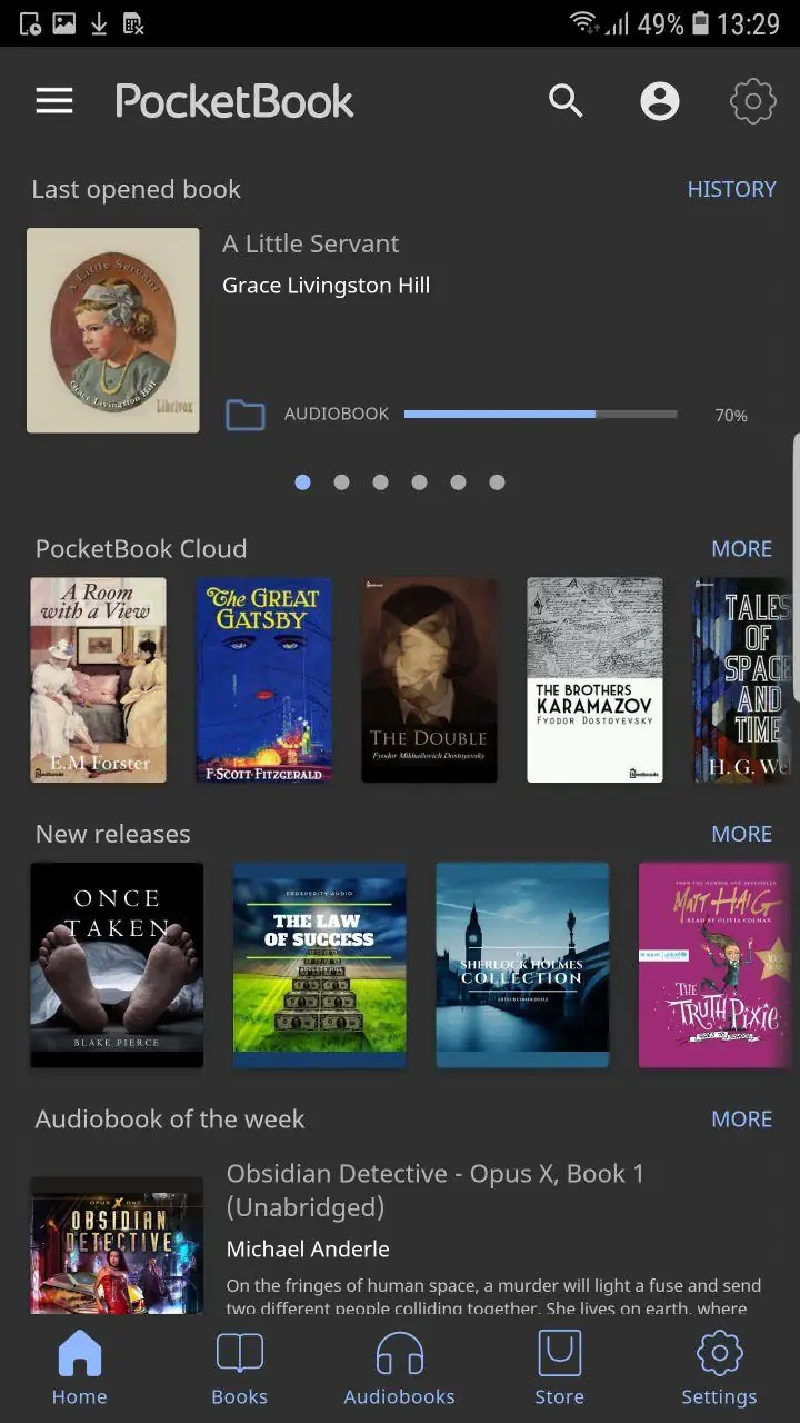 Screenshot PocketBook reader - any books 2