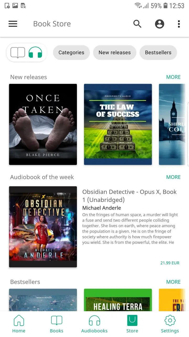 Screenshot PocketBook reader - any books 7