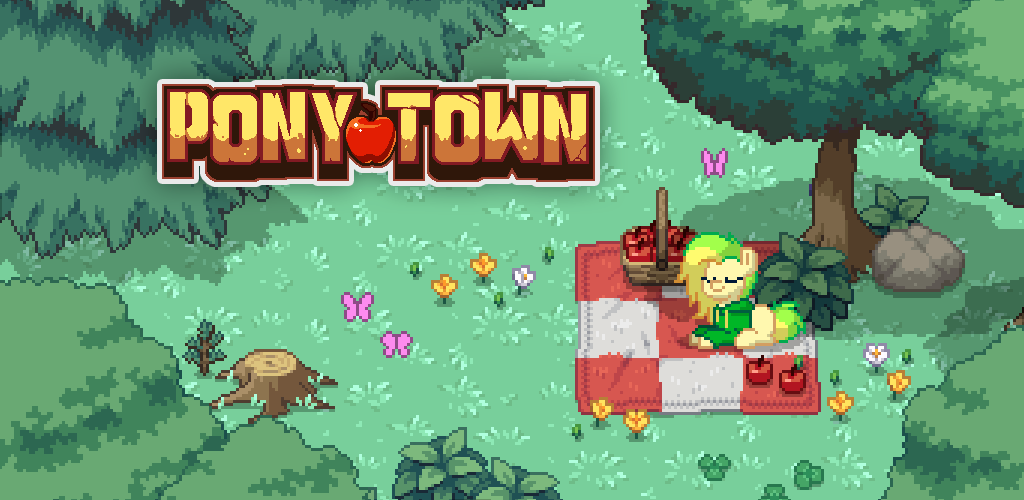 Pony Town - Social MMORPG لعبة غلاف فني للأندرويد
