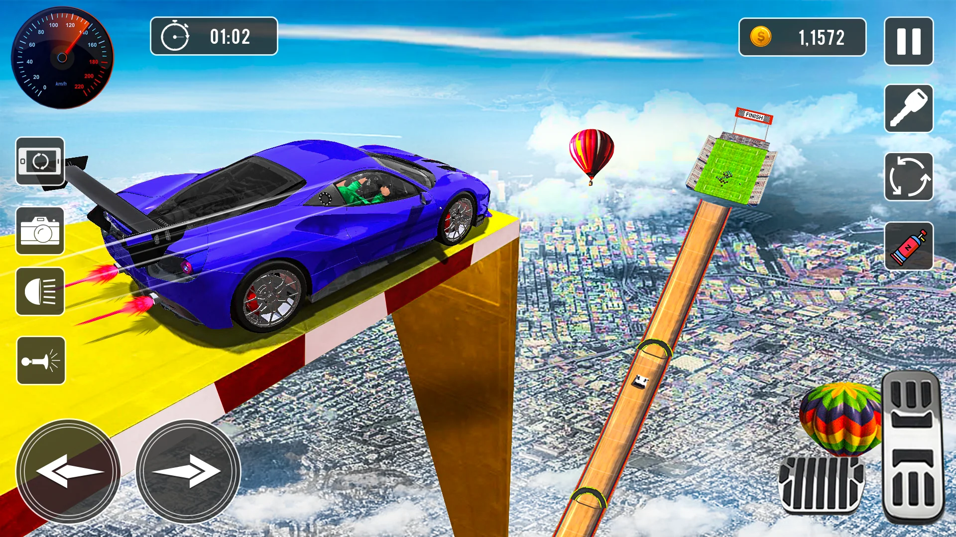 Screenshot कार स्टंट गेम : Crazy Car Game 2