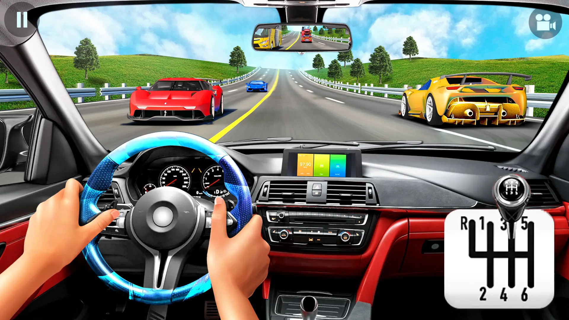 Снимка на екрана Real Car Racing Games Offline 4