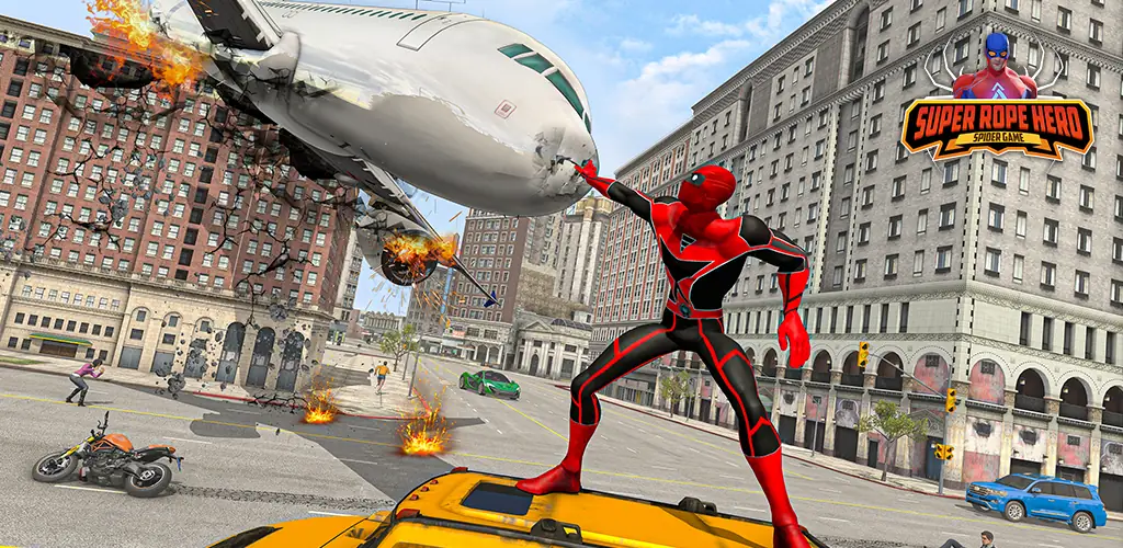 Rope Action City Fighting Game játszma, meccs borítókép Androidhoz
