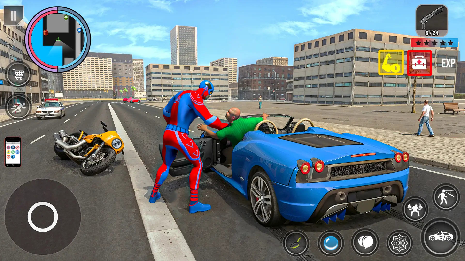 Rope Action City Fighting Game képernyőkép 6