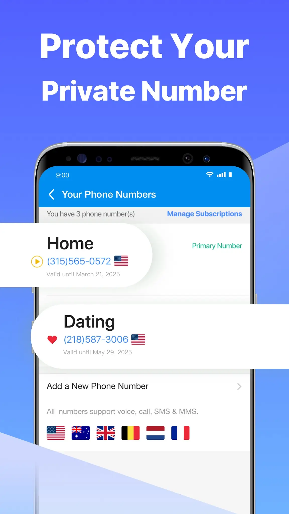Dingtone: amerikai telefonszám képernyőkép 3