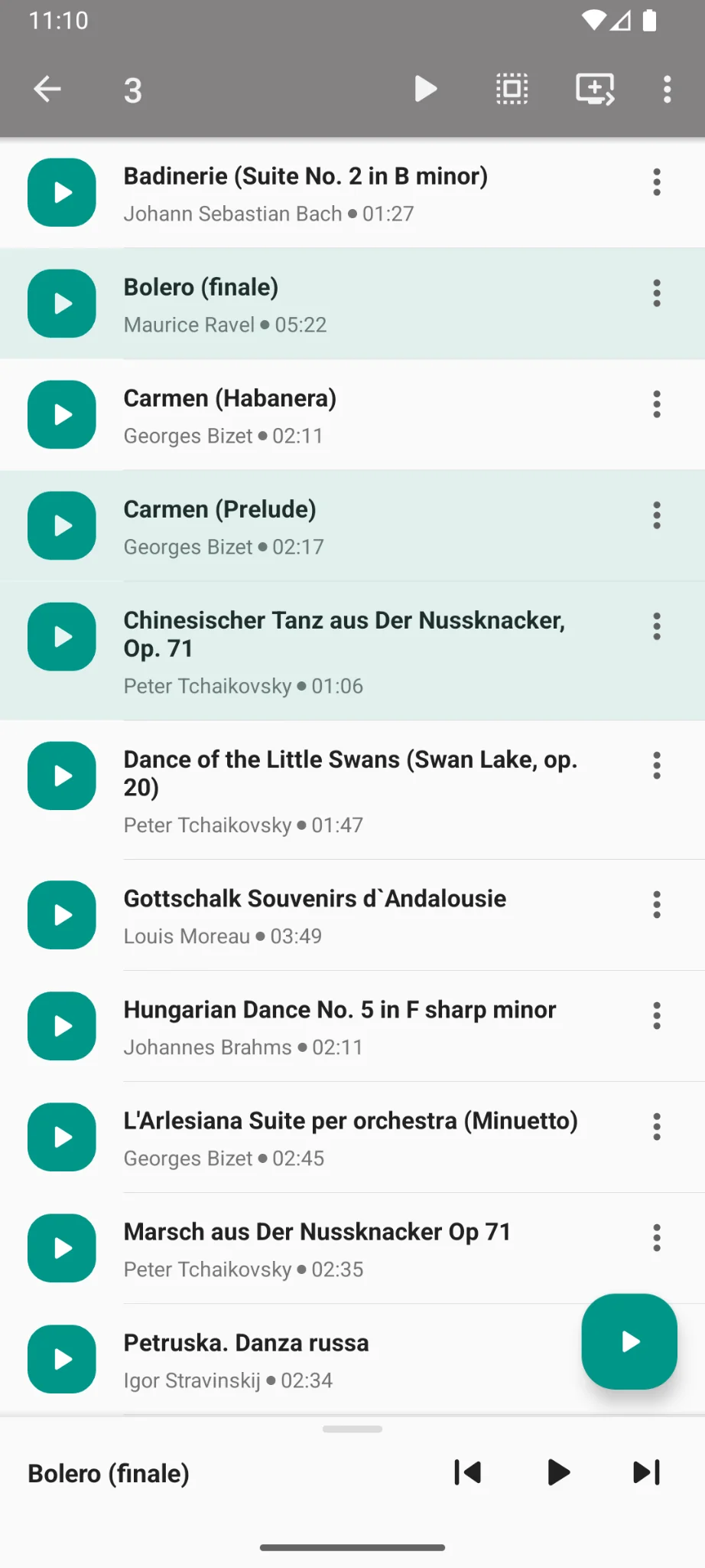 Скриншот Simple Music Player 7