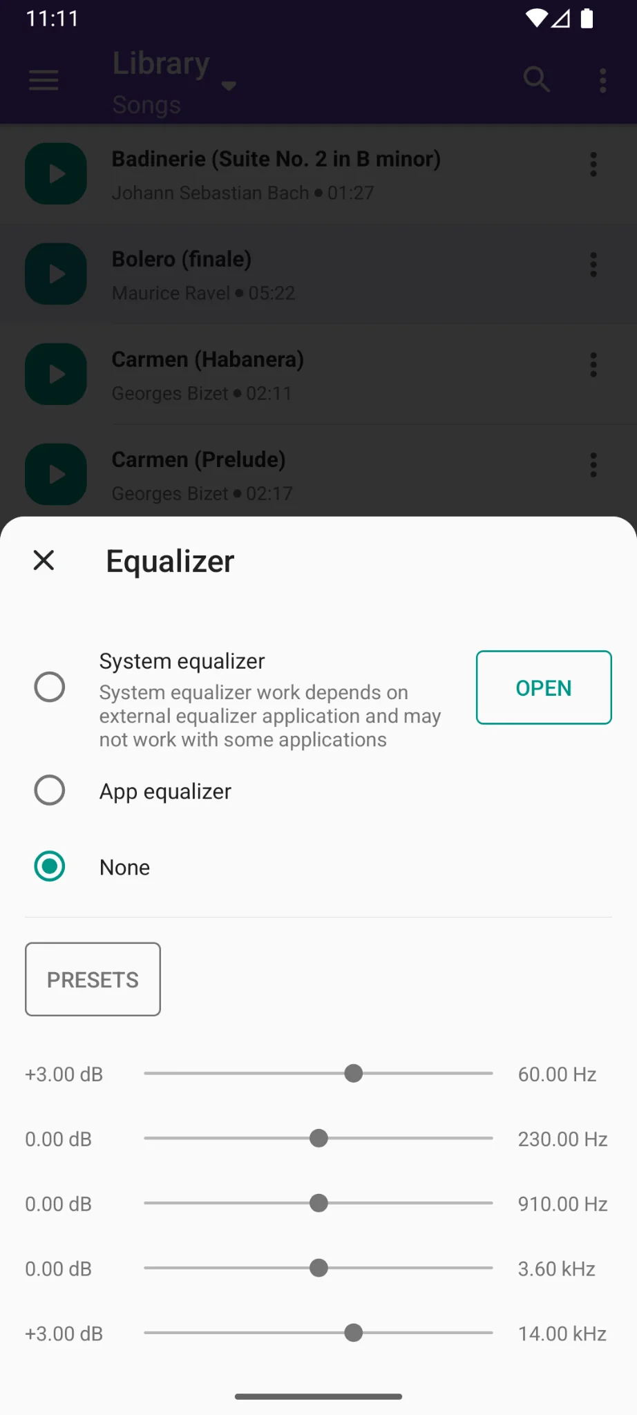 Скриншот Simple Music Player 8