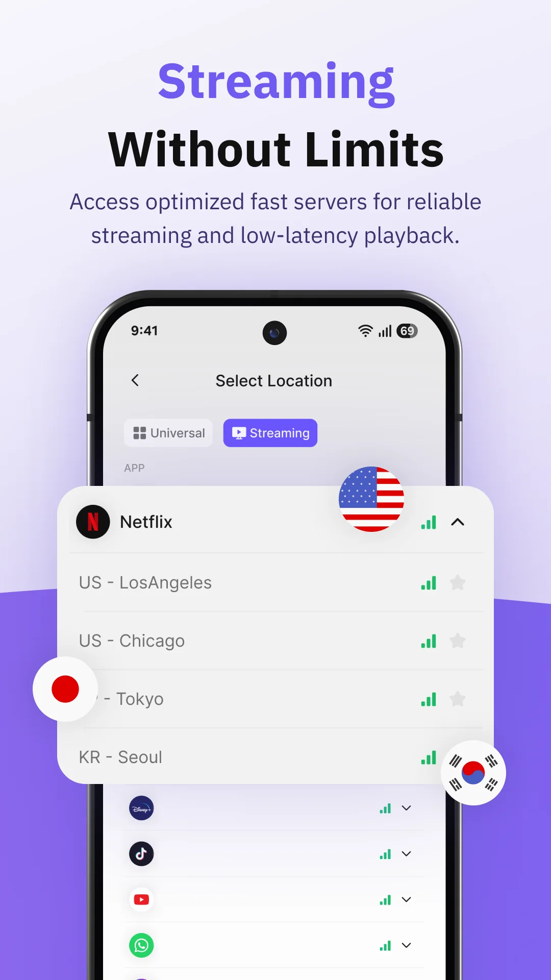 Tangkapan layar SpeedTop VPN: Fast & Secure 5