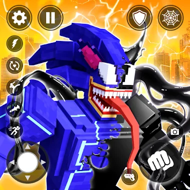 Speedy Blue Symbiote أيقونة