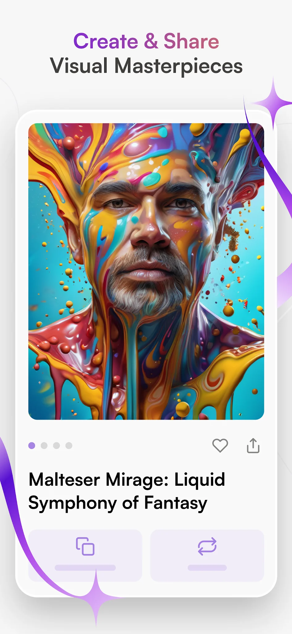 Ảnh chụp màn hình starryai - AI Art Generator 1