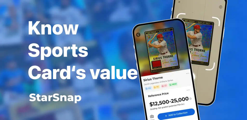 StarSnap: Sports Card Scanner приложение корица за Android