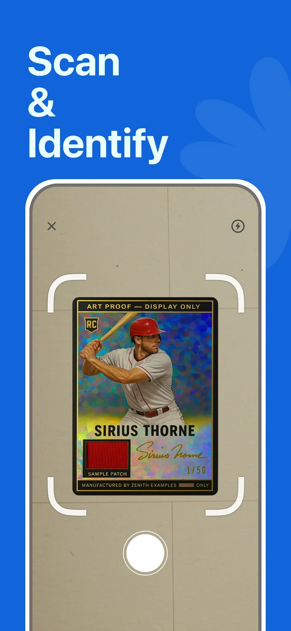 Снимка на екрана StarSnap: Sports Card Scanner 2