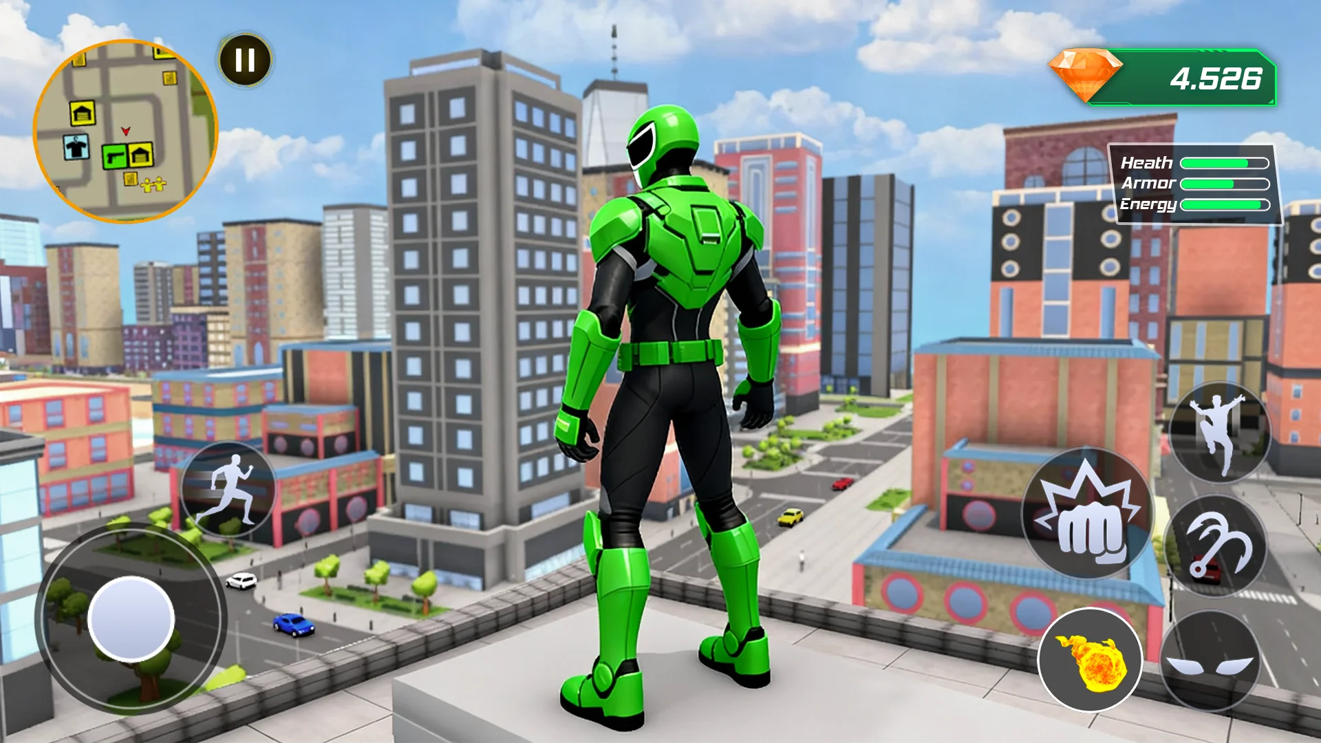 Captura de pantalla Super Rope: Hero Flying 1