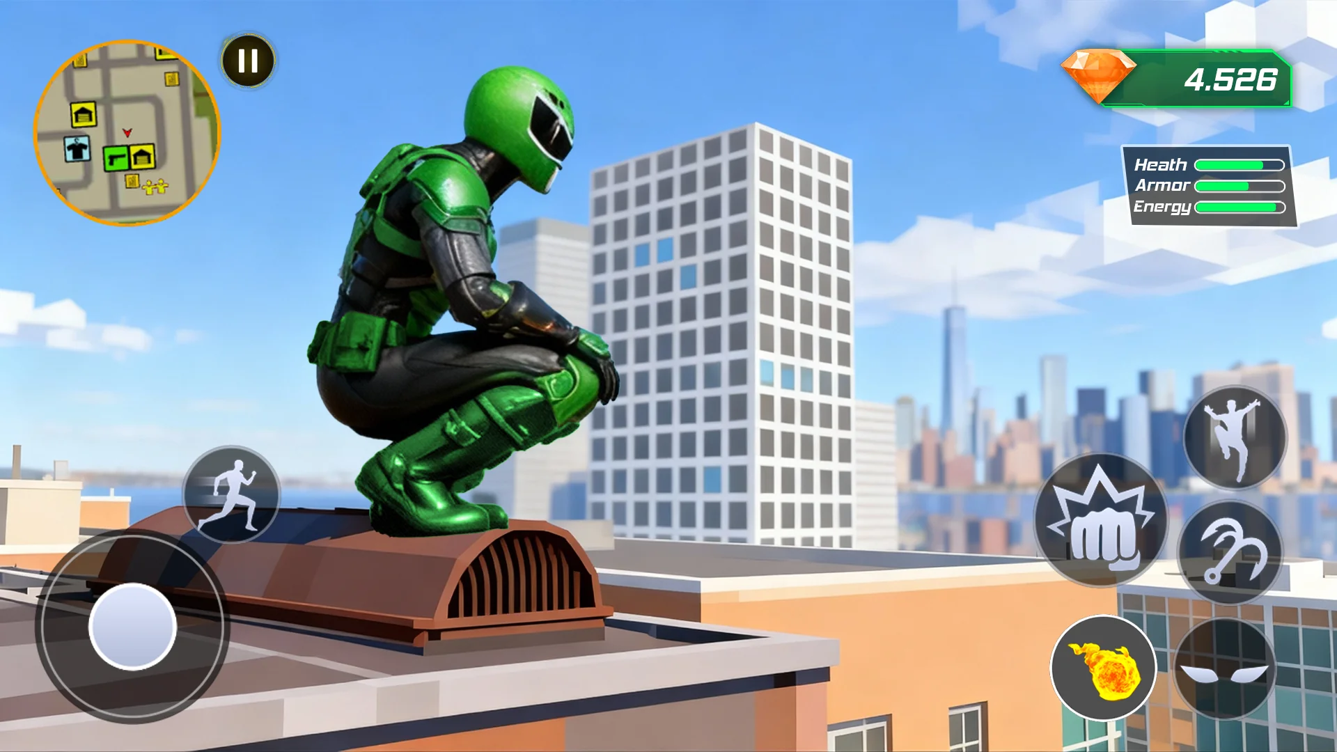 Captura de pantalla Super Rope: Hero Flying 5