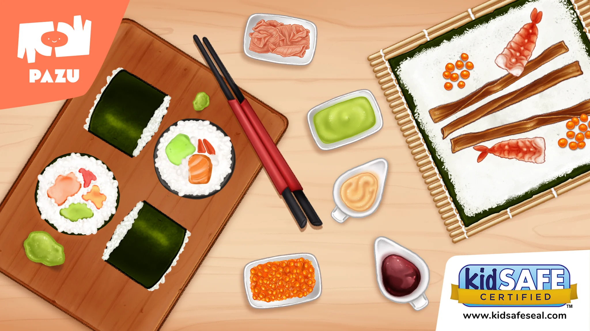 Sushi Maker Kids Cooking Games képernyőkép 1
