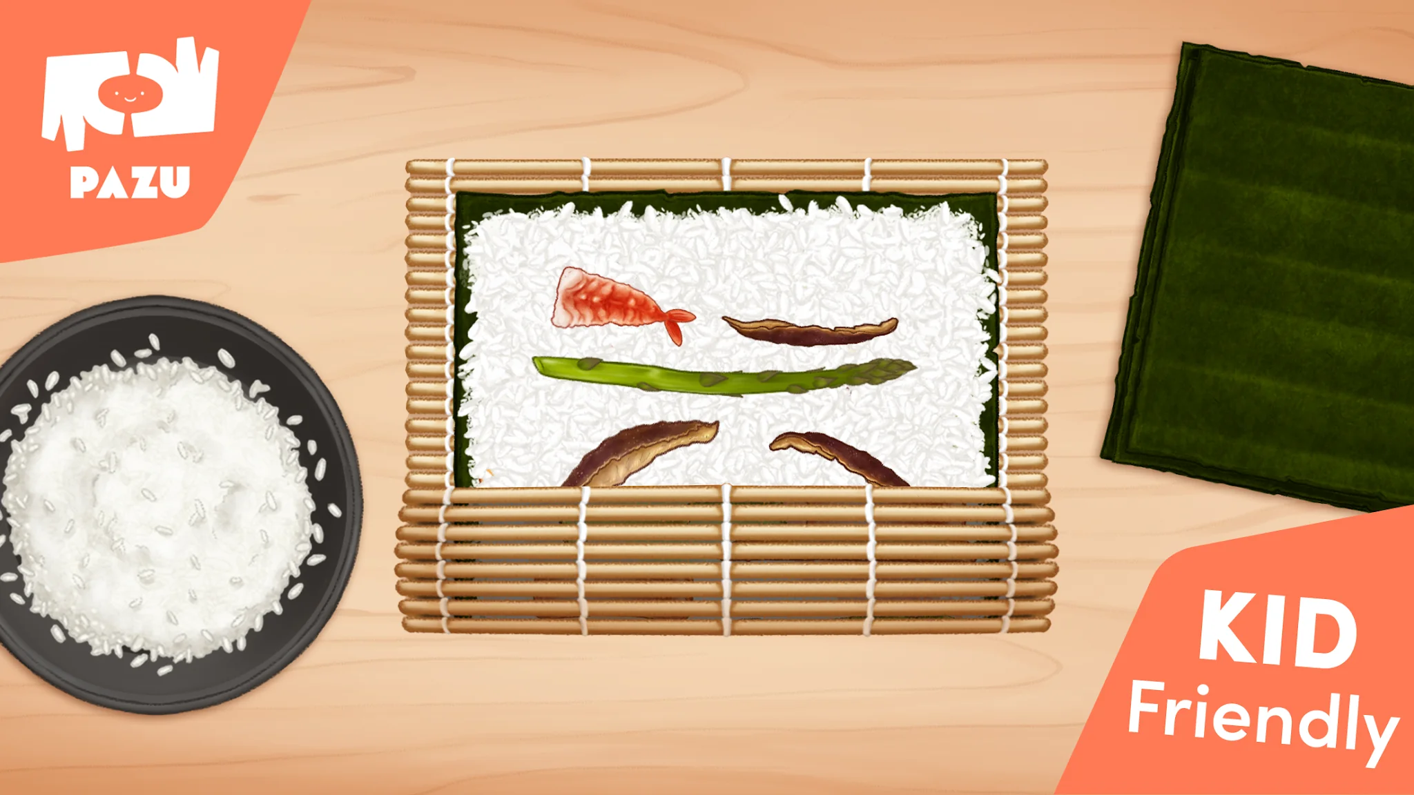 Sushi Maker Kids Cooking Games képernyőkép 3