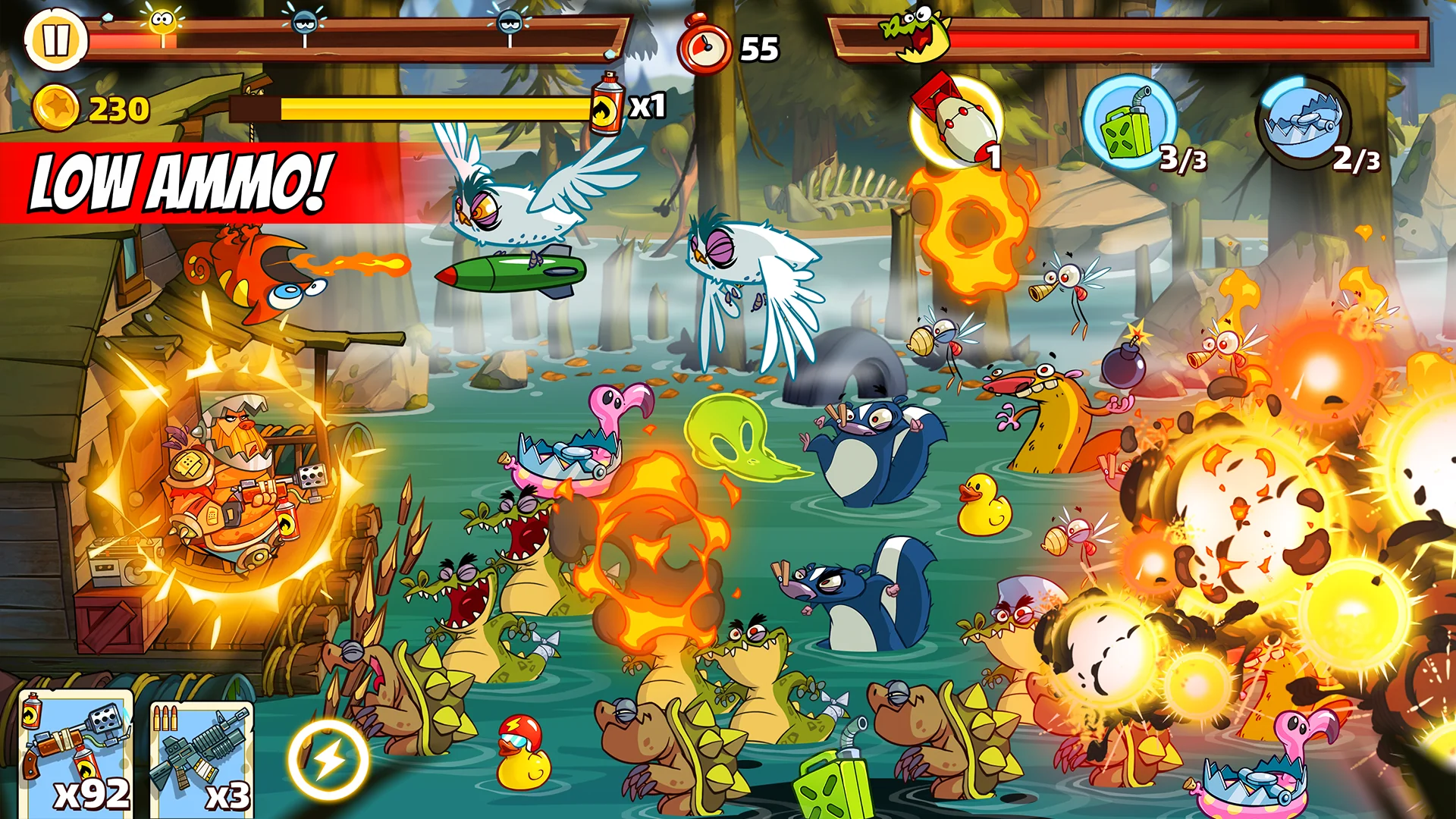Скриншот Swamp Attack 2 1