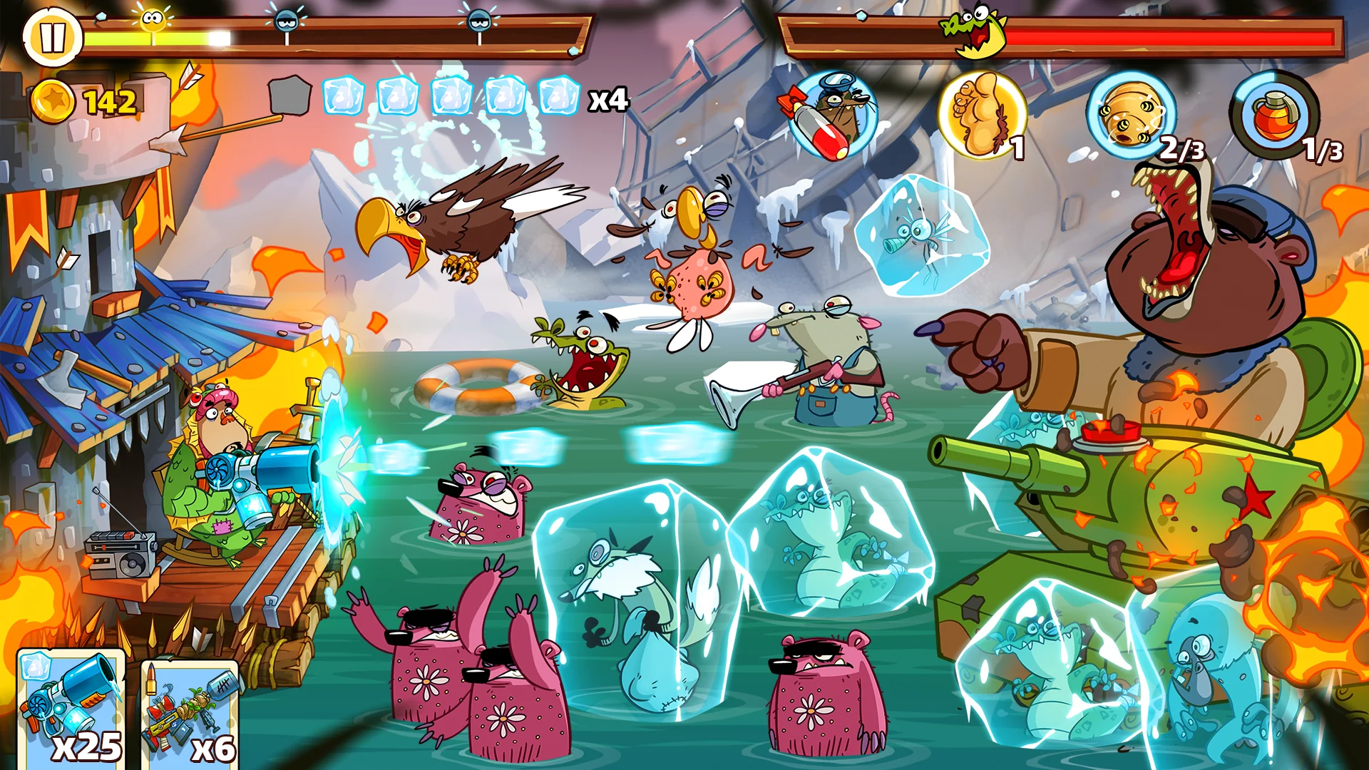 Скриншот Swamp Attack 2 2