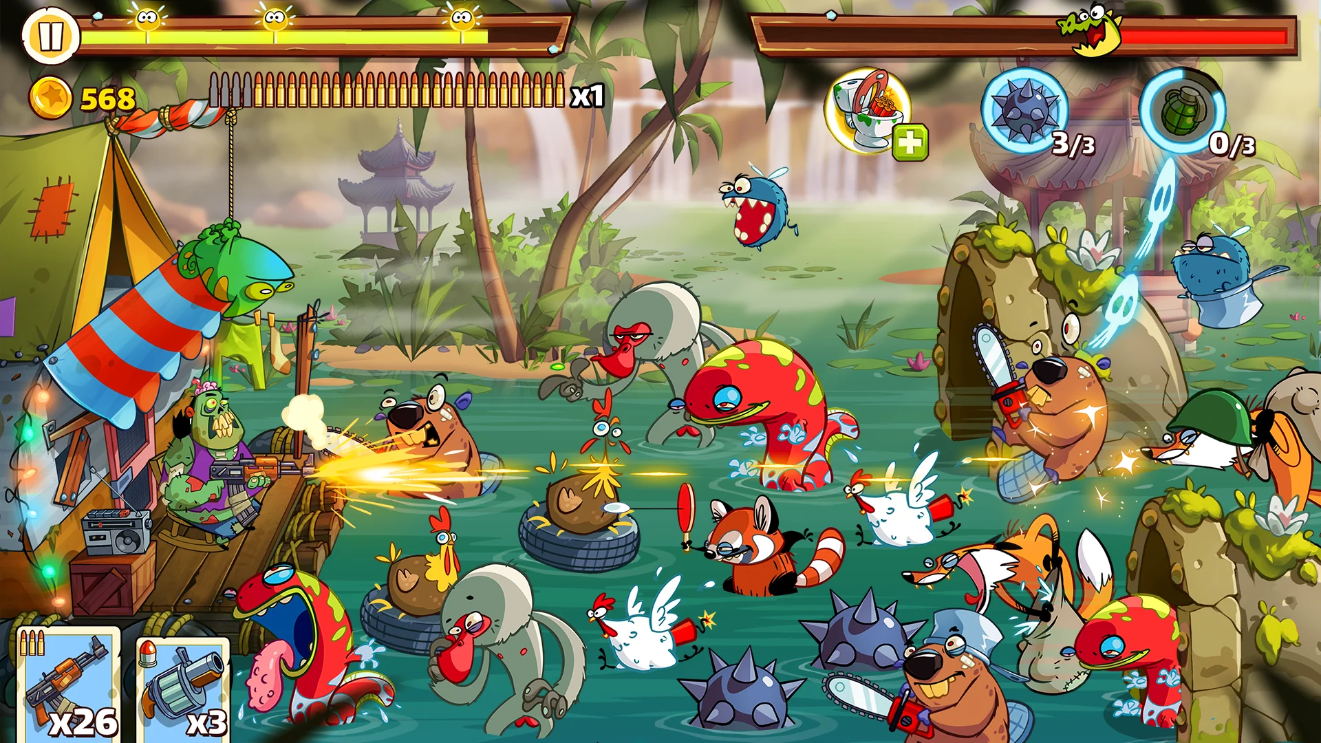 Скриншот Swamp Attack 2 3