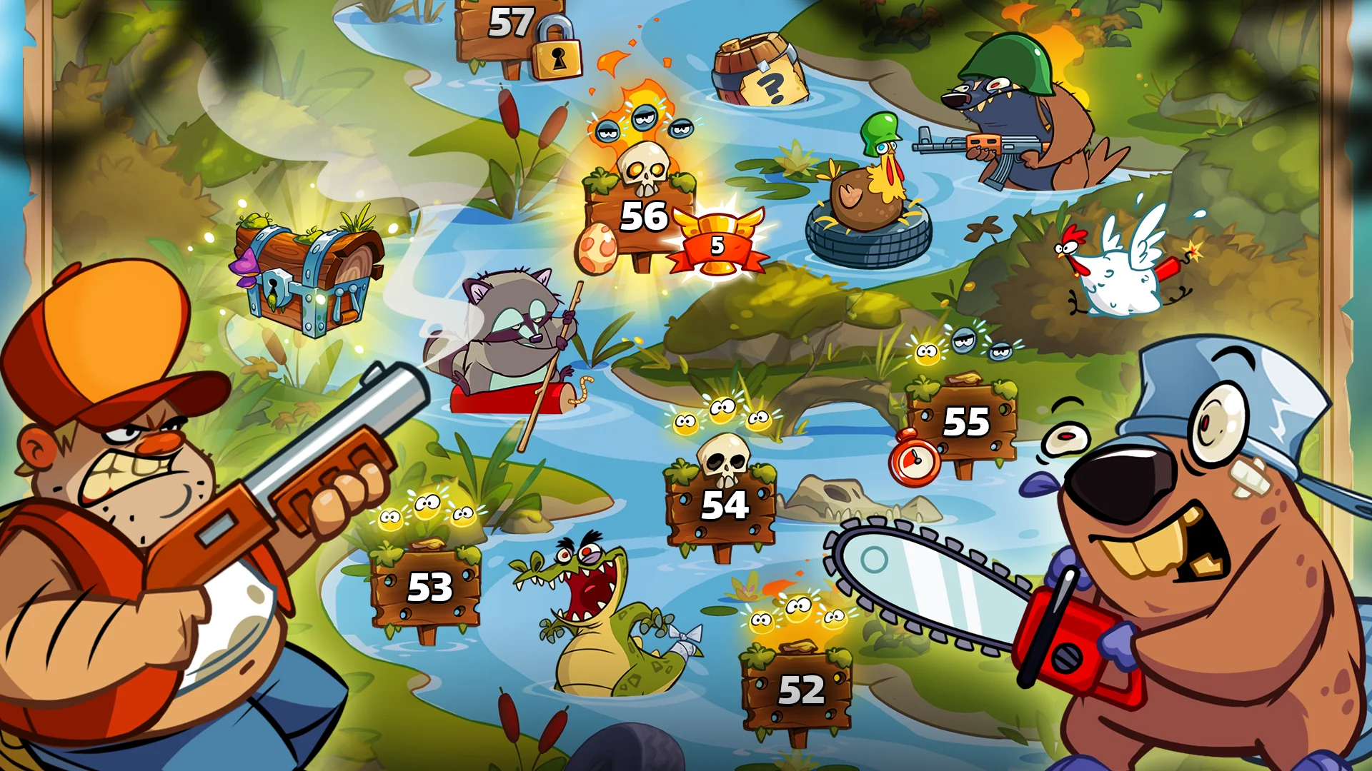Скриншот Swamp Attack 2 4