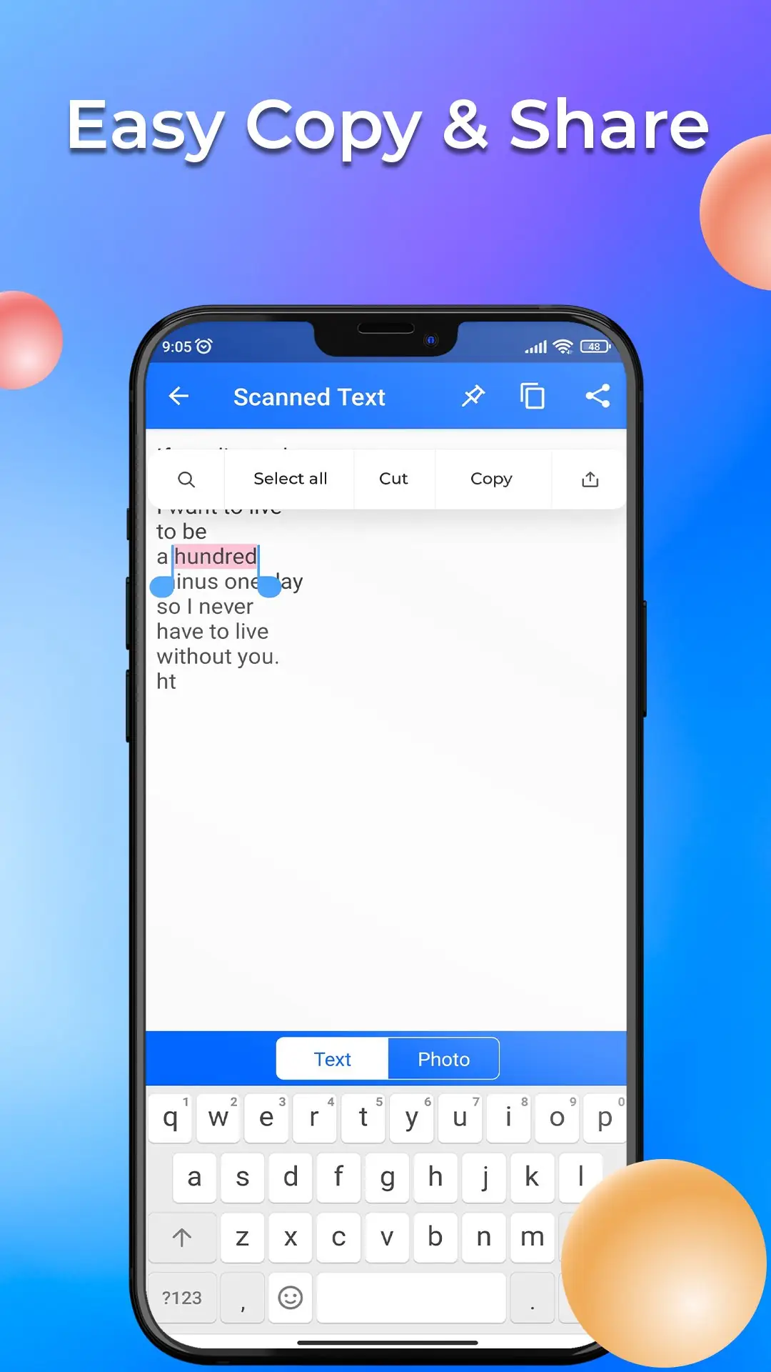 Screenshot Text aus Bild extrahieren 2