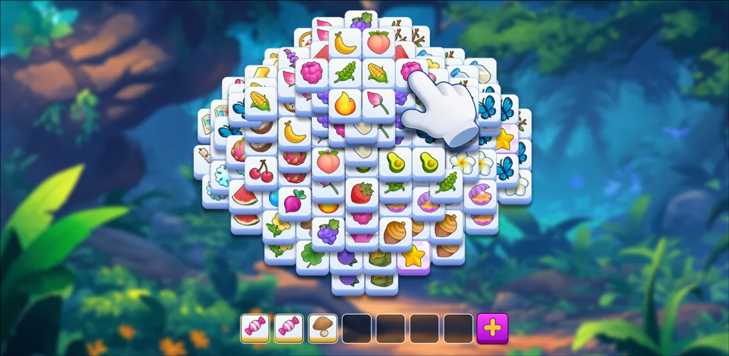 Tile Match - Dreifachrätsel Spiel Titelbild für Android