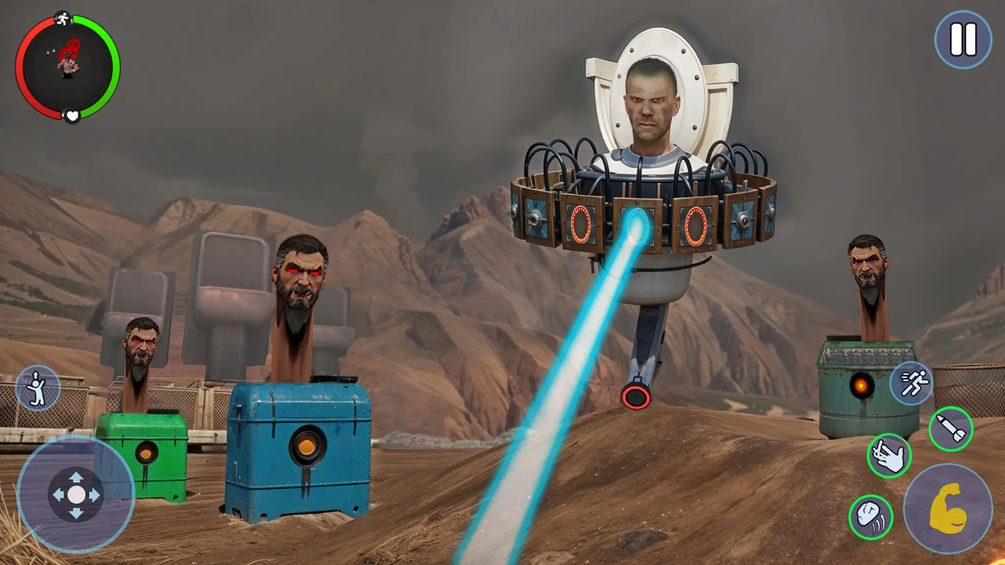 Snímek obrazovky Toilet Monster-Toilet Games 3D 5