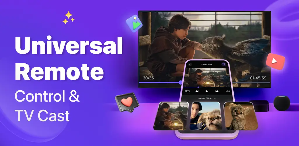 Universal Remote Control TV приложение обложка для Android