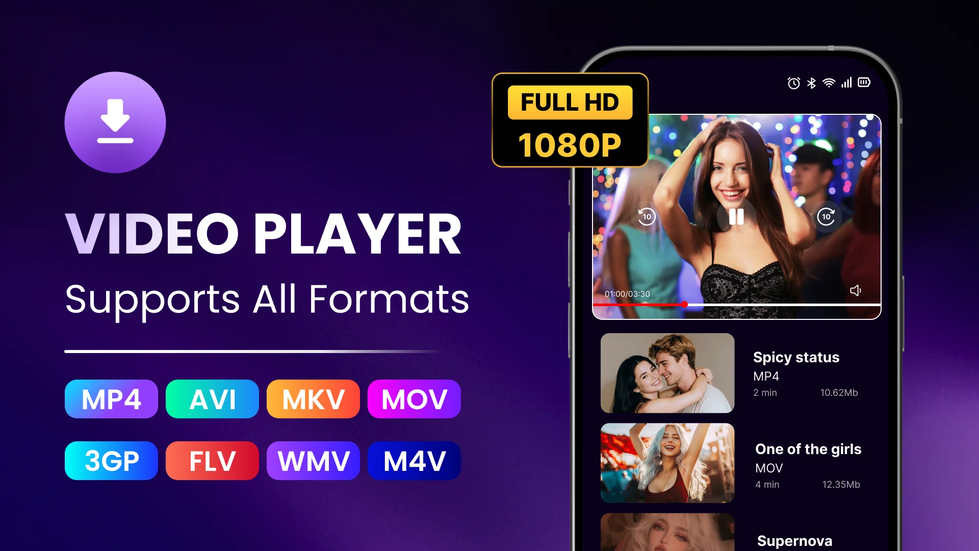 Screenshot Video Player: Stream, Save MP4 1