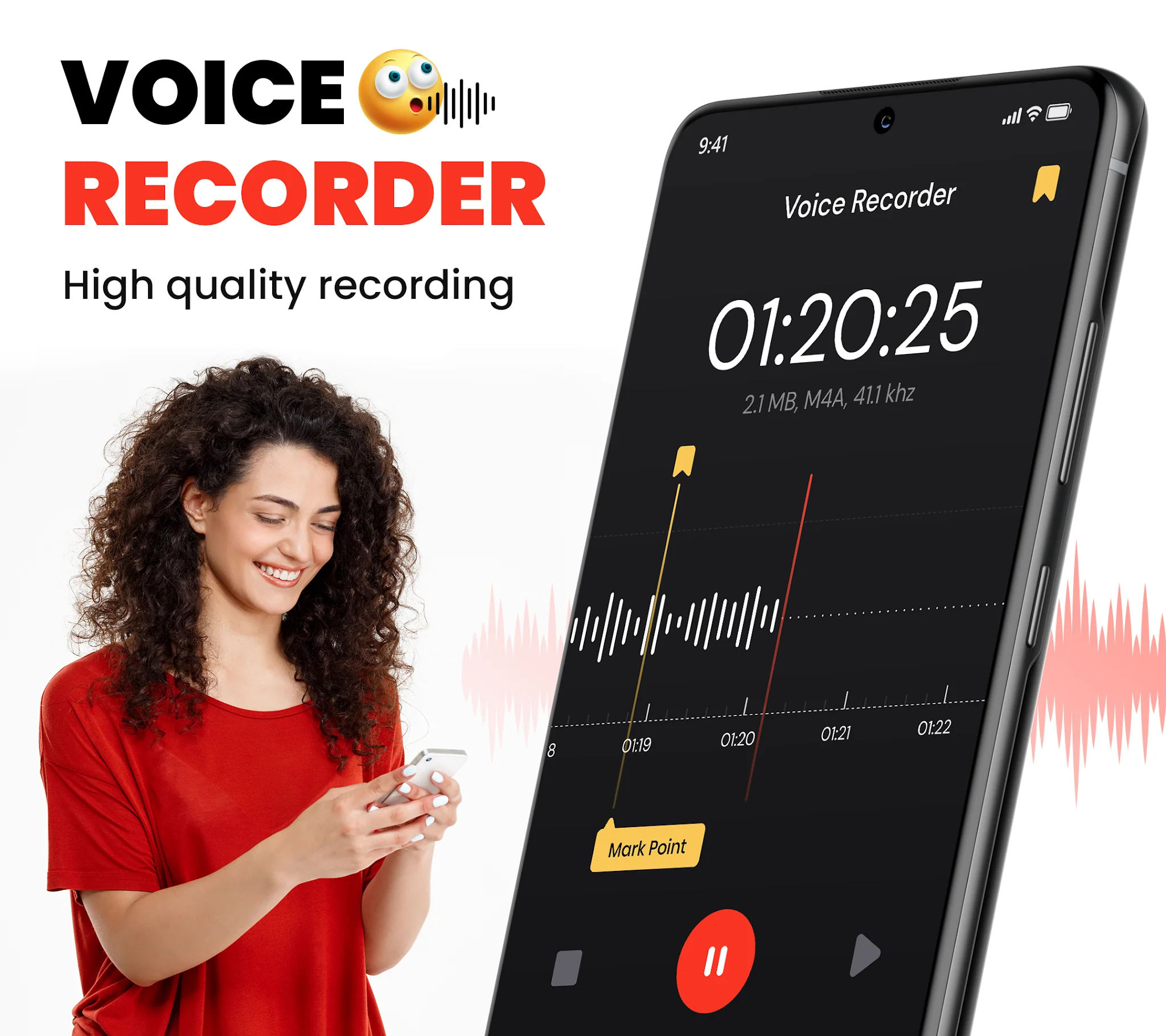 Скриншот Voice Recorder 1