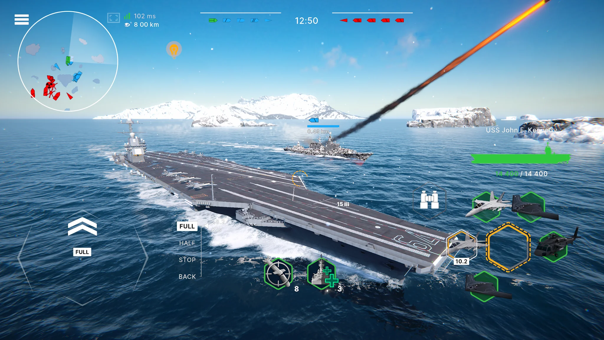 Screenshot Warships Mobile 2: Seeschlacht 2