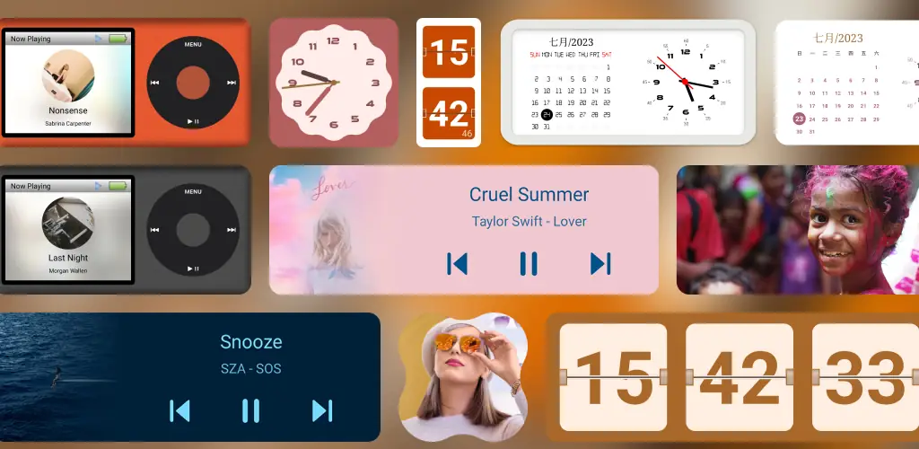 Widgeet-Color Widgets(Widget) приложение обложка для Android