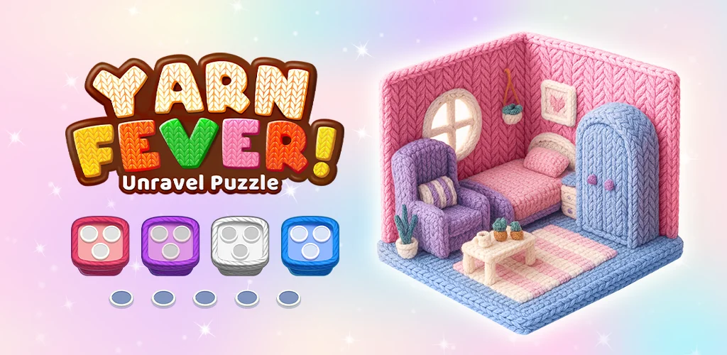 android용 Yarn Fever! Unravel Puzzle 게임 커버 아트