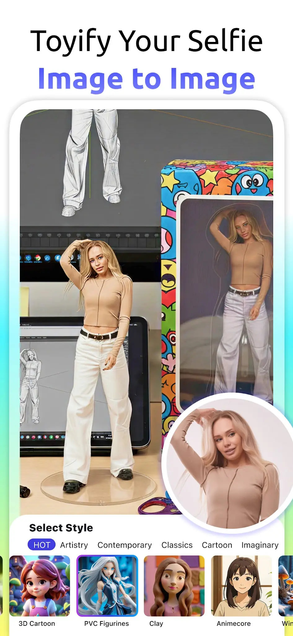 Скриншот YouCam AI Pro: AI Image &Video 4