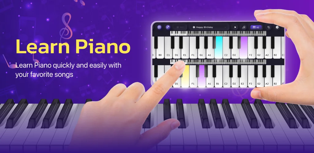 AI Piano Magic Keyboard aplikace obálka pro Android