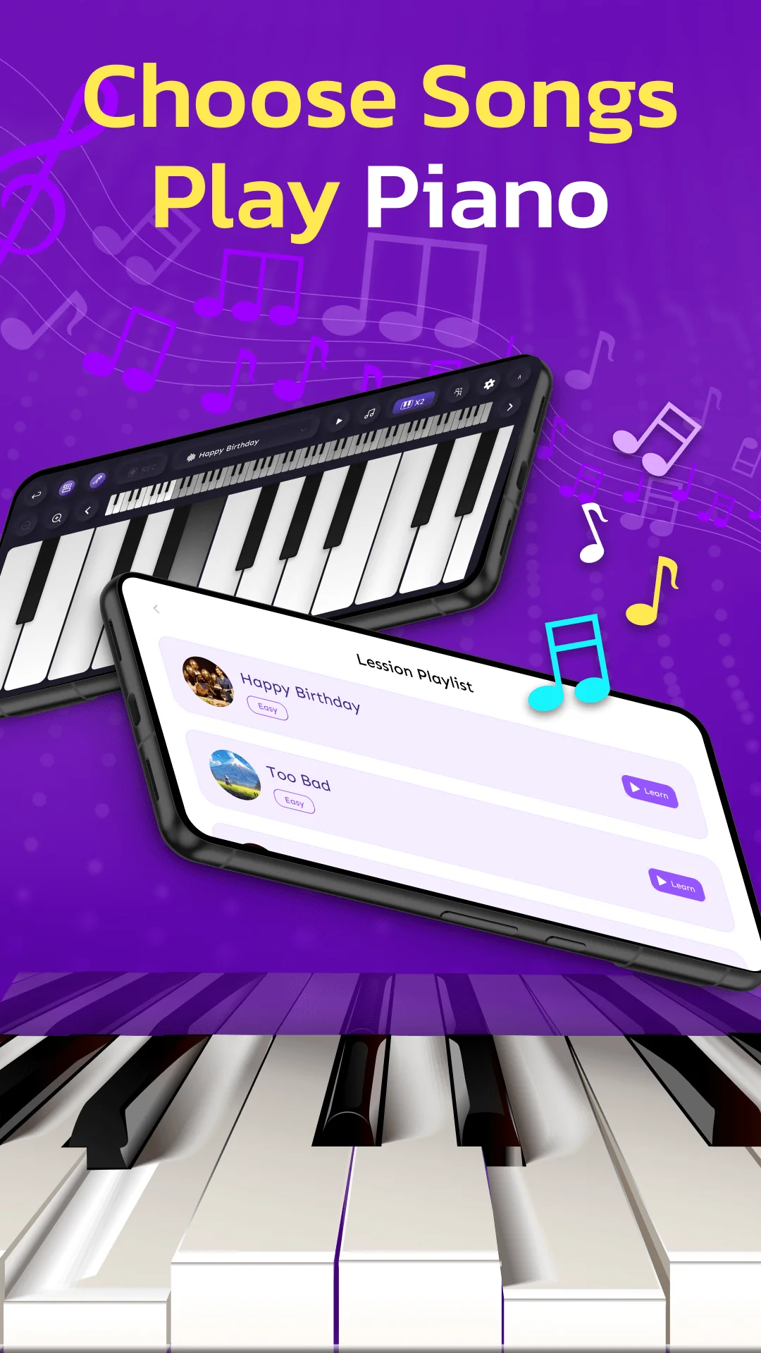 Snímek obrazovky AI Piano Magic Keyboard 2