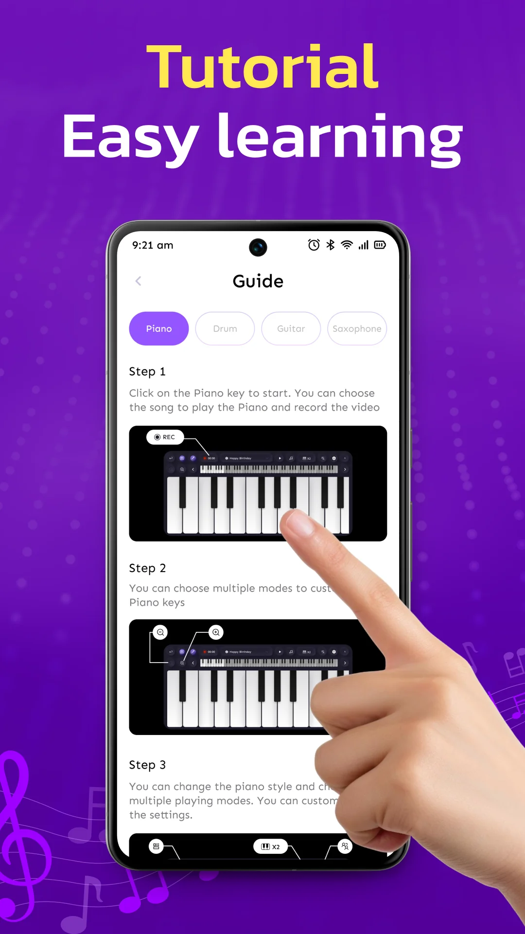 Snímek obrazovky AI Piano Magic Keyboard 4