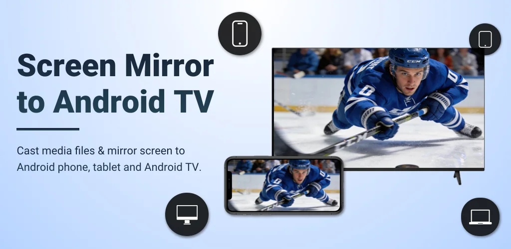 AirMirror: टीवी कास्ट व मिरर अनुप्रयोग Android के लिए कवर आर्ट