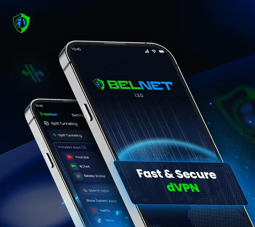 Скриншот BelNet: A decentralized VPN 1