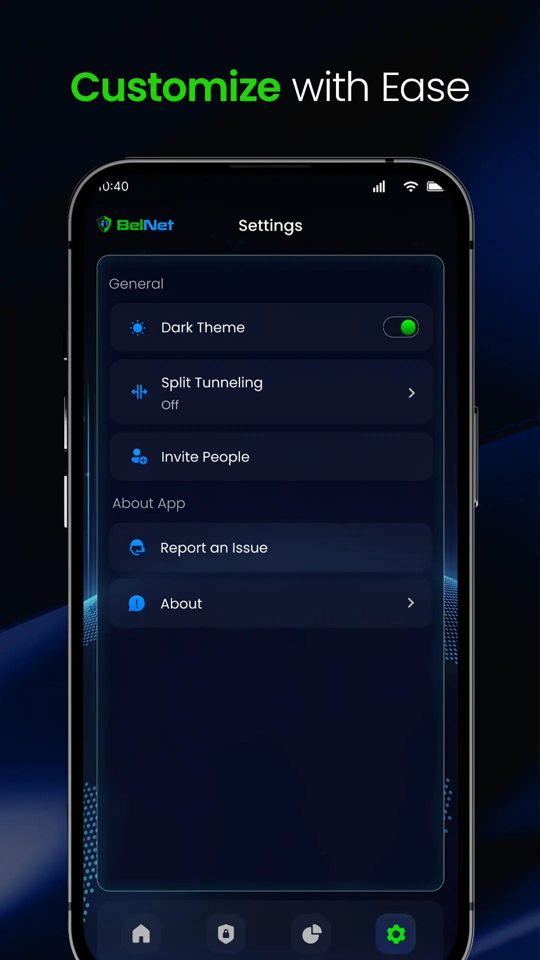 Скриншот BelNet: A decentralized VPN 6