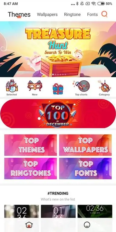 Captura de pantalla Xiaomi Themes 1