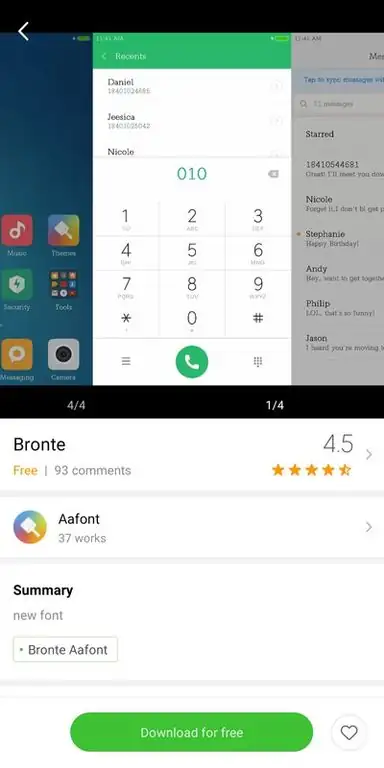 Captura de pantalla Xiaomi Themes 6