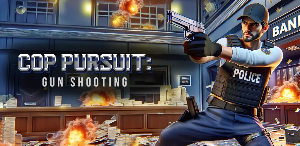 Cop Pursuit: Gun Shooting खेल Android के लिए कवर आर्ट