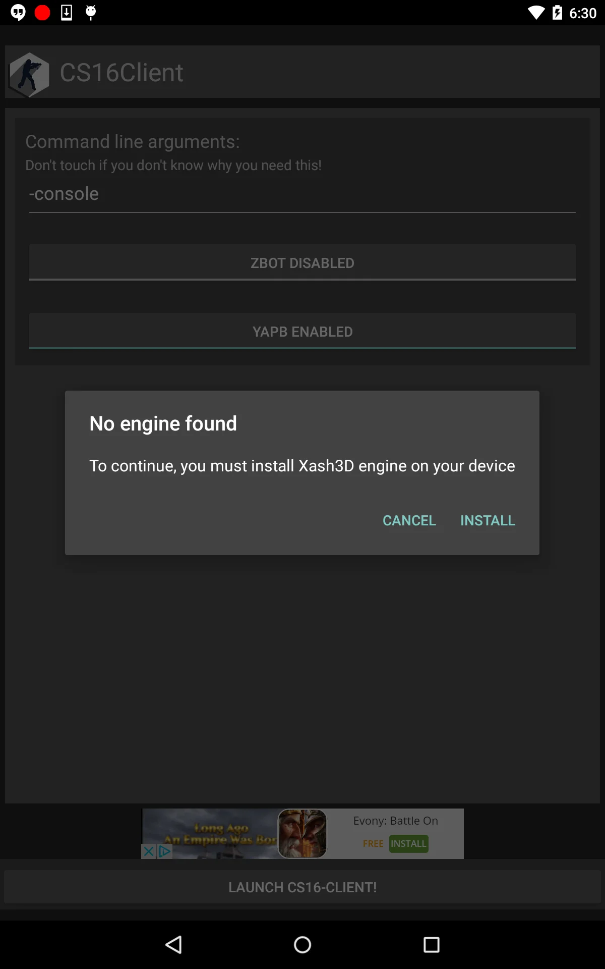 Скриншот CS16Client (Old Engine) 6