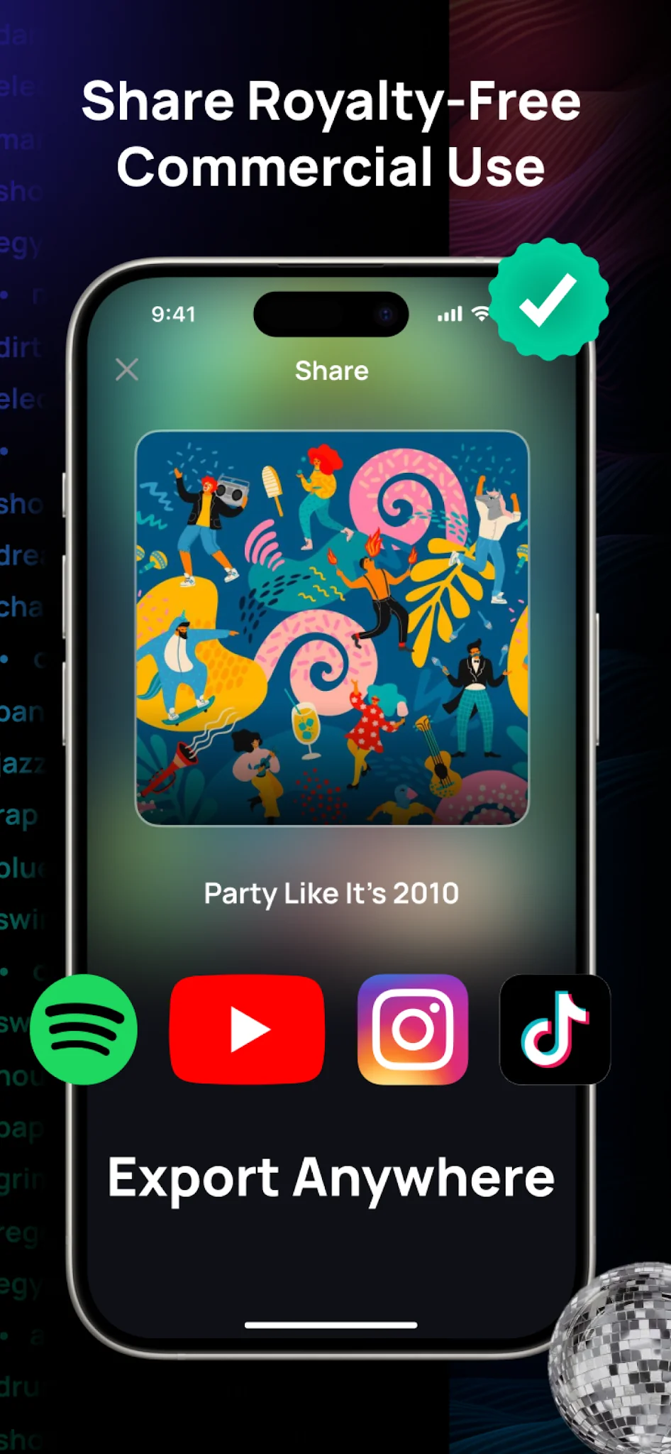 Скриншот Donna AI Song & Music Maker 7