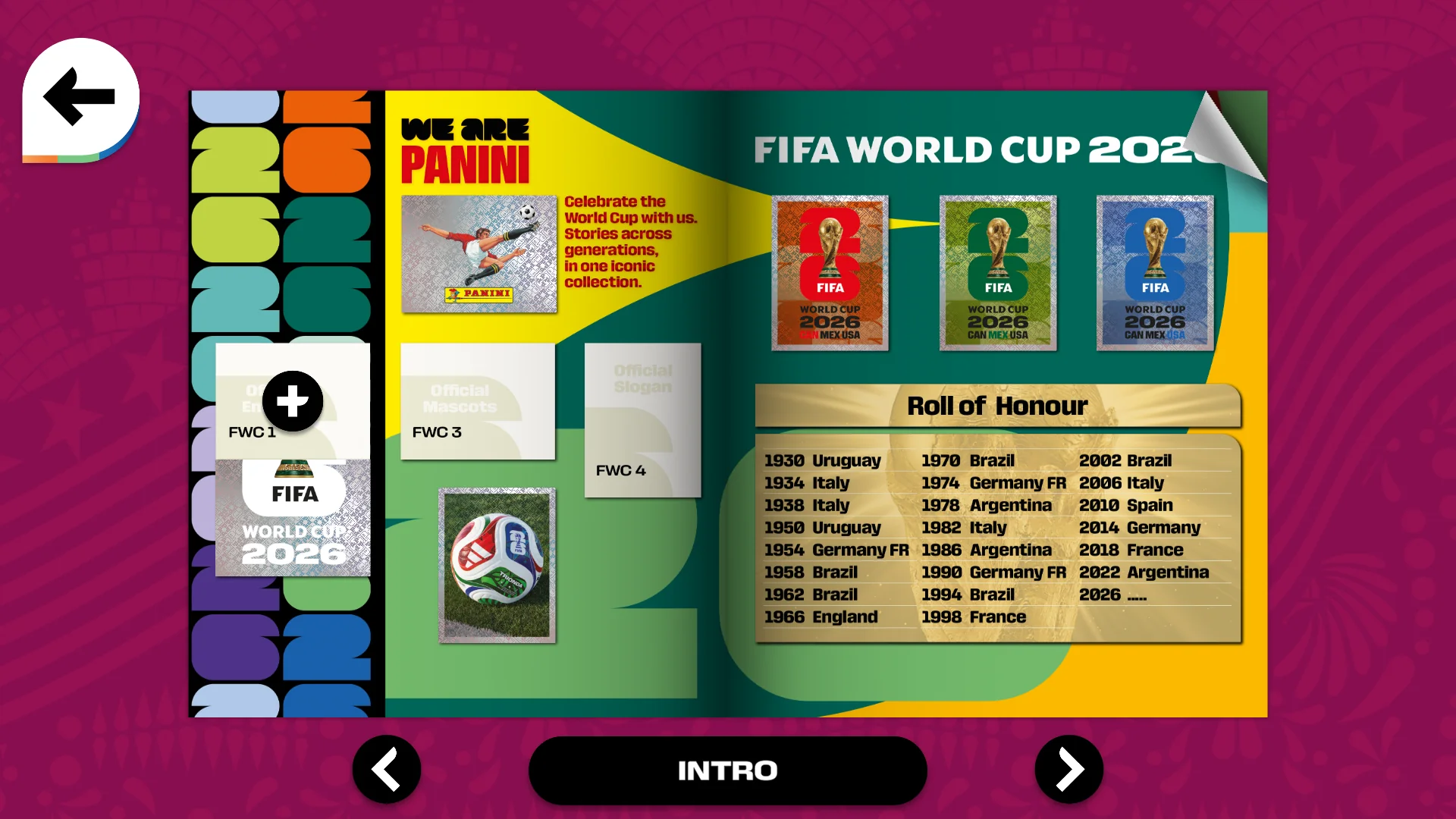 Captura de tela FIFA Panini Collection 4