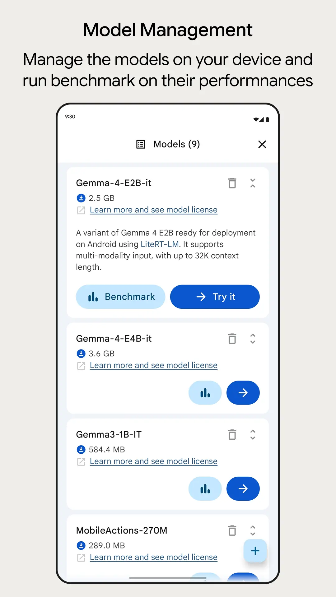 Ảnh chụp màn hình Google AI Edge Gallery 8